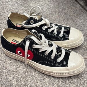 CONVERSE X PLAY COMME DES GARÇONS ♥️